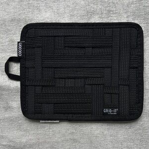 GRID-IT Black Cord Organizer Case Elastic Tech Storage Travel